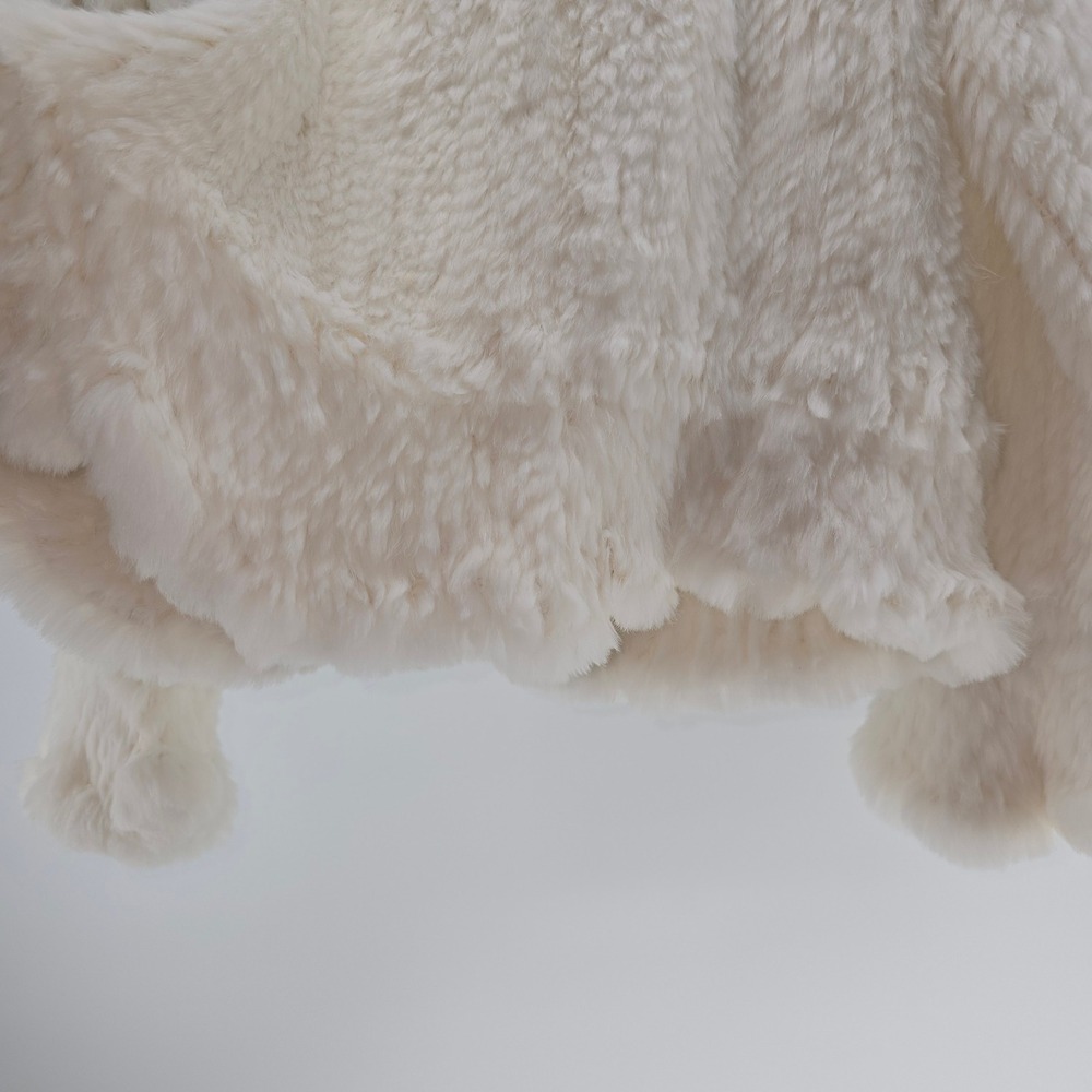 Vintage Cache Genuine Rabbit Fur Jacket New With Tags - Picture 10 of 10